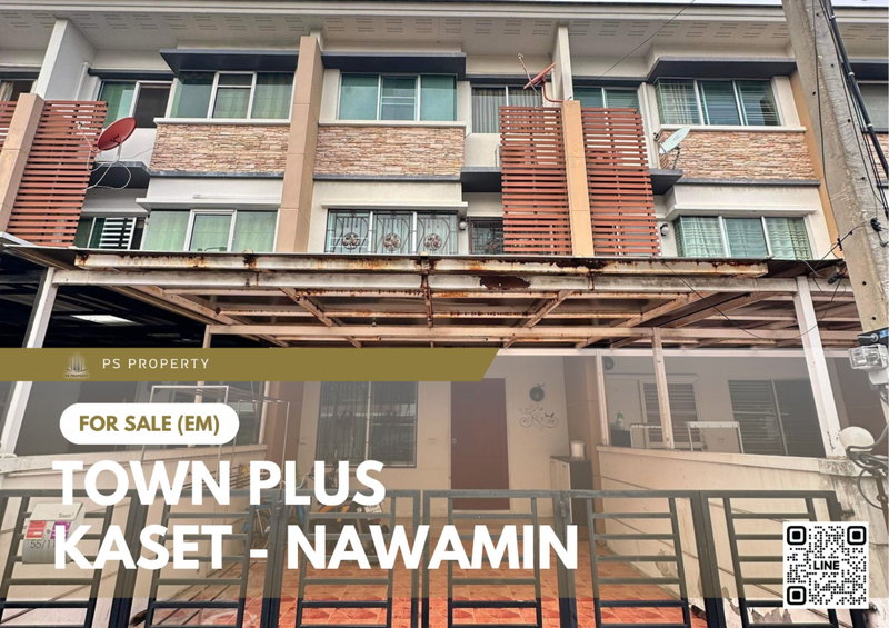 Townhouses for sale : Urgent Sale ✨ Town Plus Kaset - Nawamin ✨ 3 Bedrooms, 3 Bathrooms, Fully Furnished and Equipped with Appliances.