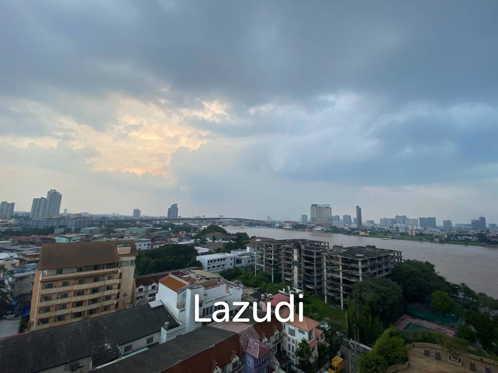 รูป 61 sqm river view 2 bedroom condo on 12th floor at River Heaven Bang Kho Laem - รูปที่ 8/8