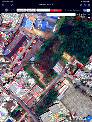 Land for sale Central Festival Hadyai : Land for Sale in Kho Hong, Hat Yai, Songkhla (Prime location)
