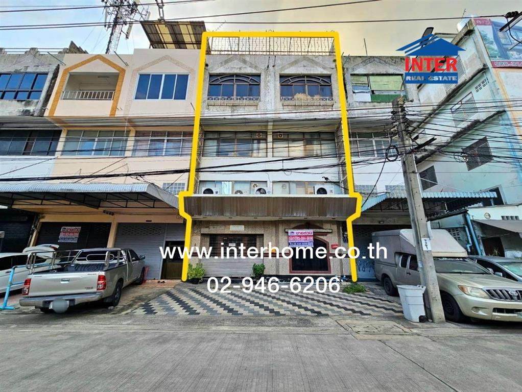 รูป ขายอาคารพาณิชย์ 3.5 ชั้น 2 คูหา ถนนช่างอากาศอุทิศ ใกล้สนามบินดอนเมือง - รูปที่ 1/3