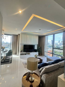 ให้เช่าคอนโด เดอะ แบงค็อค สาทร อาคาร 1 ชั้น 7 2 ห้องนอน ขนาด 104.00 ตรม ใกล้ โรงเรียนกรุงเทพคริสเตียน