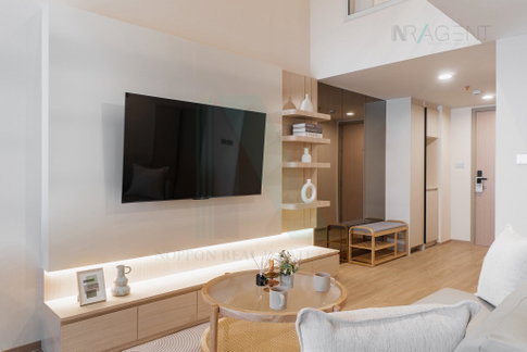For Rent Condo CULTURE CHULA Building 1, Floor 12,Duplex 2 bed room, Room size 56 sqm