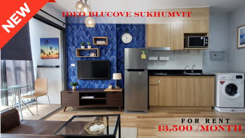 🍀🍀 Fully furnished💝 ให้เช่า📌 ไอดีโอ บลูโคฟ สุขุมวิท (Line: @rent2022) BTS อุดมสุข พร้อมเข้าอยู่ ราคาดี!!🔖A04148