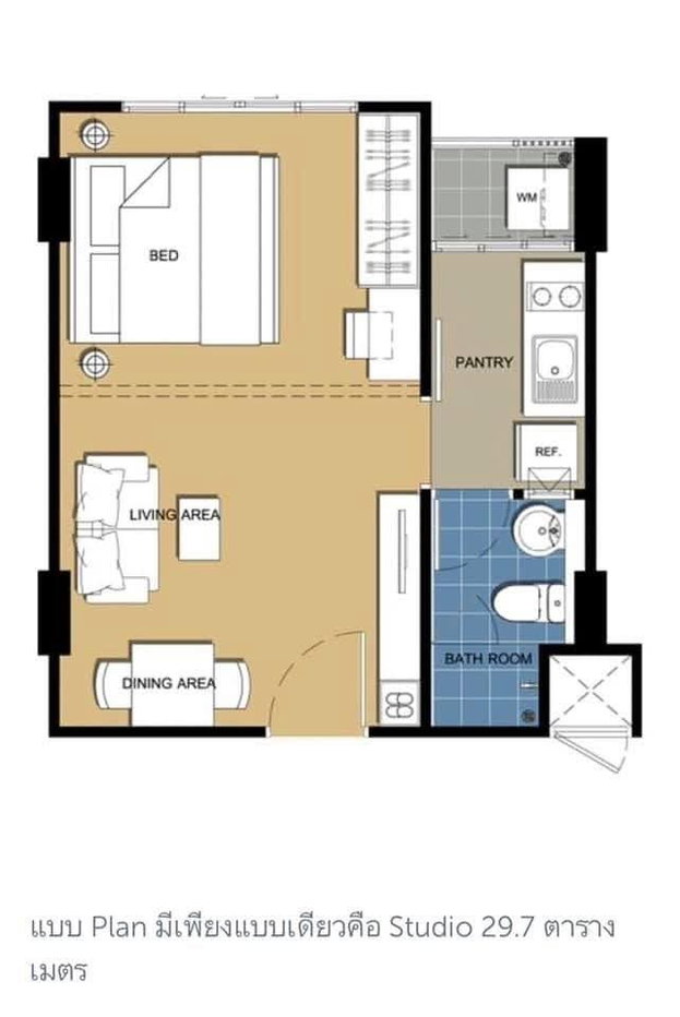 รูป EZYHOME080326  𝗗 𝗰𝗼𝗻𝗱𝗼 รามคำแหง 𝟲𝟰  ใกล้ MRT ลำสาลี”  - รูปที่ 26/32