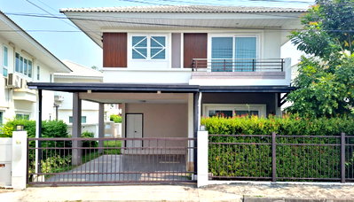 บ้านเดี่ยวให้เช่า : บ้านให้เช่าโครงการศุภาลัย การ์เด้นวิลล์ วงแหวน - สันกำแพง เชียงใหม่ ขนาด 4 นอน 3 ห้องน้ำ 1 ห้องครัว  2 จอดรถ ราคา 29,000บาท