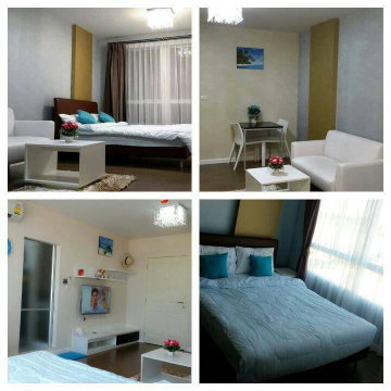 Condo for Rent – Baan Thew Lom, Cha-am, Phetchaburi 30 sq.m., 5th Floor, Building D 1 Bedroom, 1 Bathroom Fully furnished, ready to move in.
