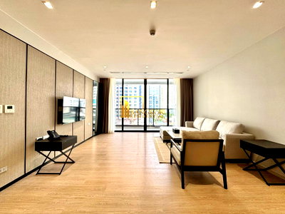 Apartment building for rent Metropolitan Electricity Authority : Contemporary 3 Bed Serviced Apartment in Prime Asoke Area - BR30305SA
