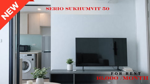 🍀🍀 BEST DEAL 🔥 For Rent 📍 Serio Sukhumvit 50 🚆 Near On Nut BTS Station  (Line: @rent2022) ✨ Ready to move in | Great price!!  🔖 PC: A10672