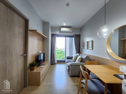For sale Whizdom Connect ห้องชั้นพอดี วิวต้นไม้ระดับสายตา สงบ อบอุ่น