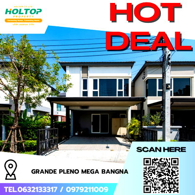 เช่าบ้านเดี่ยว สมุทรปราการ : #R9578🎉 090369 ให้เช่าบ้าน Grande Pleno Mega Bangna (รหัสเดิม R8352)
