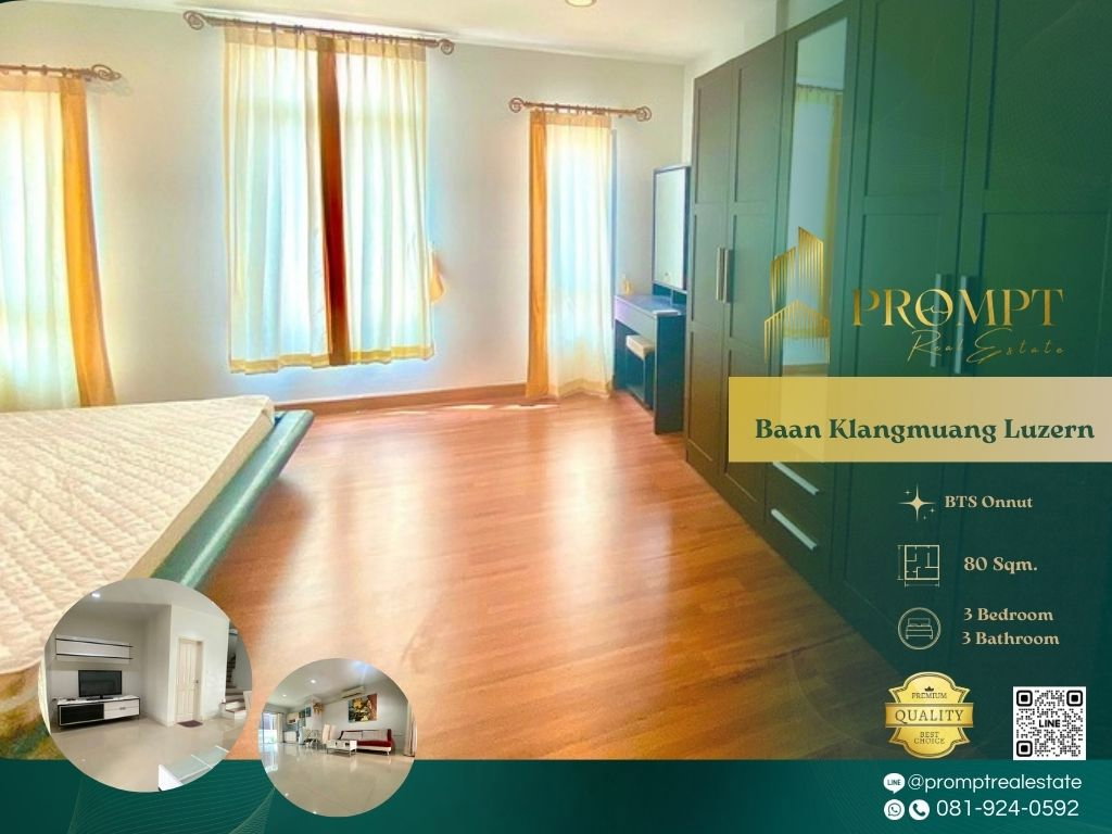 รูป AB05966 - Baan Klangmuang Luzern : BTS Onnut - รูปที่ 1/8