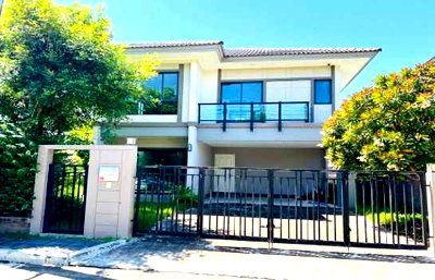 Houses for sale : Single house for sale, Passorn Chaengwattana Chaiyaphruek, 59.3 sq.wah, 3 bedrooms, 3 bathrooms near the Pink Line BTS.