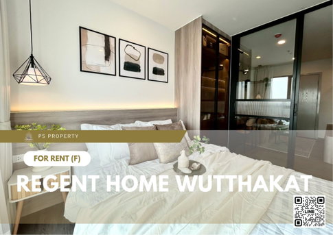 For rent 📍 Regent Home Wutthakat 📍 Fully furnished with appliances. Near BTS Wutthakat.