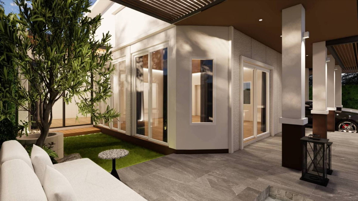 รูป บ้าน Pool Villa โครงการหมู่บ้านสีวลี คลองชล แม่เหียะ เชียงใหม่ 4 ห้องนอน ตกแต่งครบพร้อมเข้าอยู่ (H373) T.0946511456 - รูปที่ 4/9