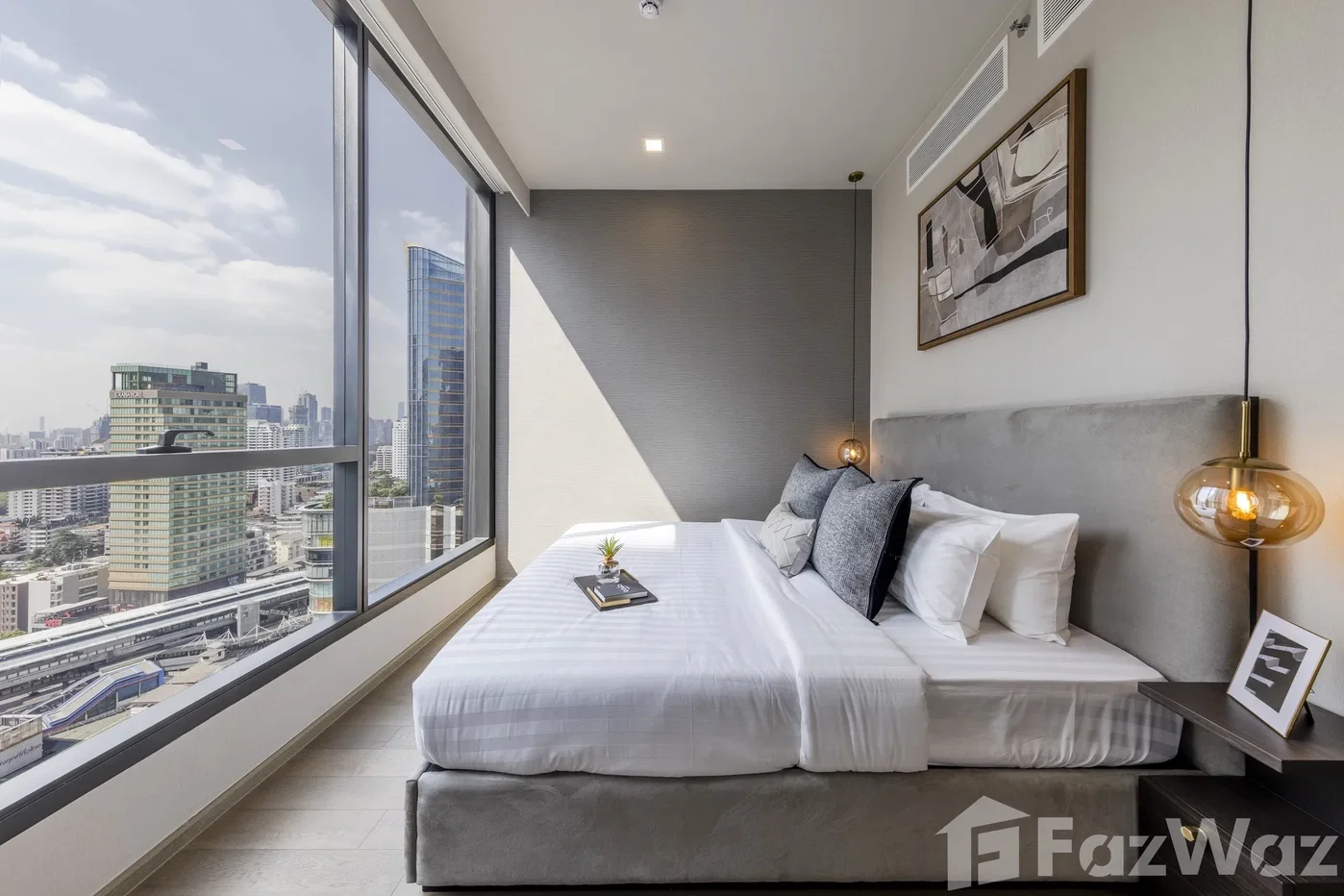 รูป คอนโดให้เช่า 2 ห้องนอน ในโครงการ เซอเลส อโศก 6094425 - รูปที่ 5/5