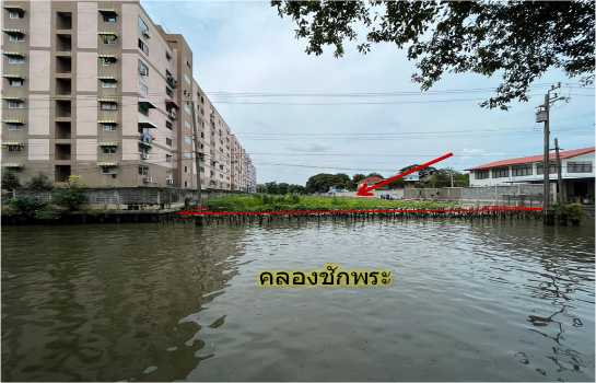 รูป ขาย ที่ดินทำเลดี ตลิ่งชัน ถนนแก้วเงินทอง ติดคลองชักพระ 5 ไร่ 1 งาน 32 ตรว - รูปที่ 8/10