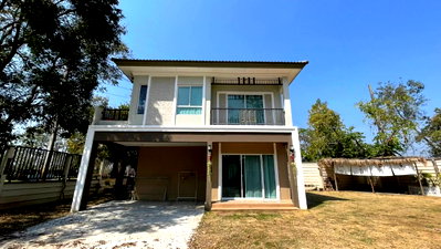 บ้านเดี่ยวให้เช่า : ให้เช่าบ้าน 2 ชั้น ในโครงการภัสสร ไพรด์ สันกำแพง-เชียงใหม่ 3 ห้องนอน 3 ห้องน้ำ (R945) T.0946511456