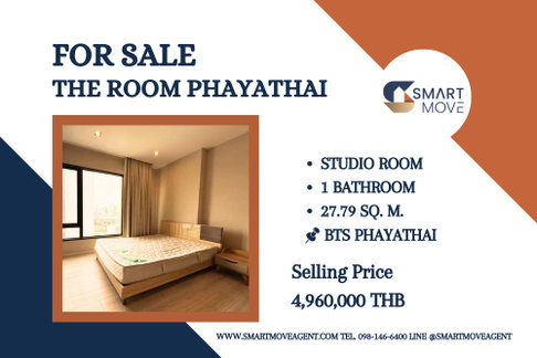 🔥For Sale !! high floor 11++, Good location !! 🔥 Code C20260300007.......The Room Phayathai, Studio room, 1 bathroom, furnished, Special Deal!!📣📣