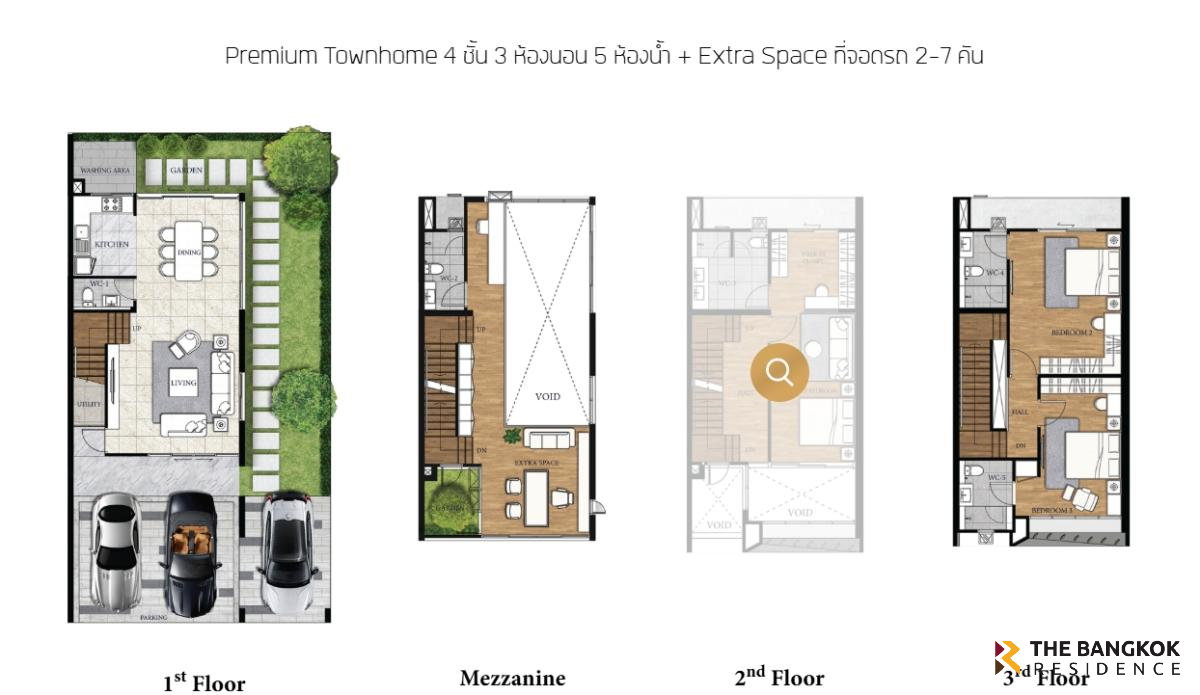 รูป Qualitia Sukhumvit 62 💎 ทาวน์โฮมสุขุมวิท เหมาะทำ Home Office ใกล้ Bts บางจาก - รูปที่ 9/12