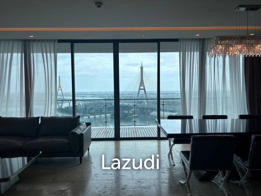 รูป 186 sqm river view 3 bedroom condo at The Pano - รูปที่ 2/19