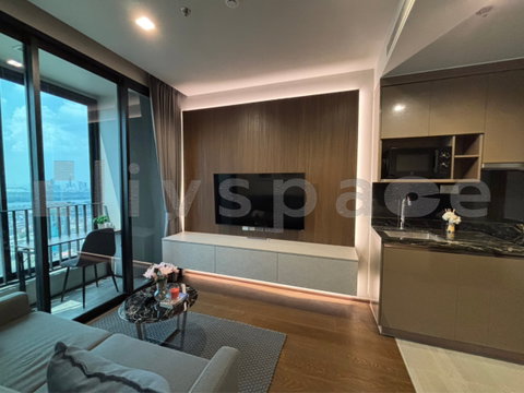 ▚ LH141ツ For Rent: Ideo Q Sukhumvit 36 1BR 29sqm. 28K🌊✨ Tower A, High Floor, River View, Smart Toilet, Never Rented!