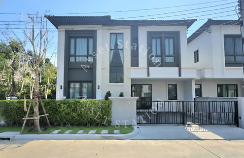🚅 Single House for Sale – 4 Bedrooms with a Natural Atmosphere at Grande Pleno Sukhumvit–Bangna, near BTS Bangna.