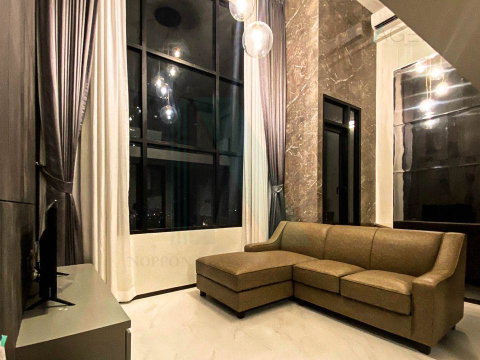 For rent condo KNIGHTSBRIDGE PRIME SATHORN Building 1, Floor 32,Duplex, Room size 37.00 sqm