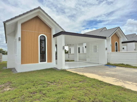 284AGKI🏡 บ้านเดี่ยวชั้นเดียว – ที่ดินกว้าง 100 ตร.ว. โครงการ Homic Garden