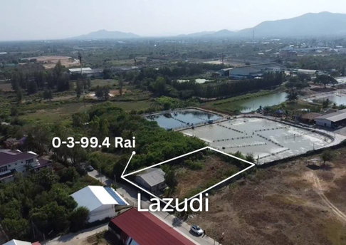 ที่ดิน 0-3-99.4 ไร่ ใกล้แหล่งน้ำ ทำเลชนบท เขาน้อย ปราณบุรี