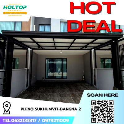 Townhouses for rent : #R9637 🎉 130369 House for Rent: Pleno Sukhumvit-Bangna 2