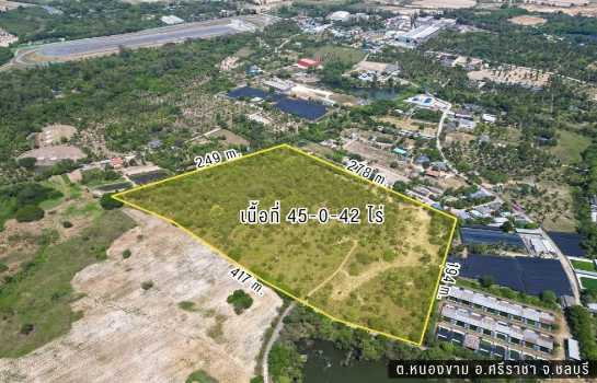รูป ขายที่ดินศรีราชาผังเหลือง 45 ไร่ ทำเล EEC ใกล้นิคมอุตสาหกรรม - รูปที่ 3/6