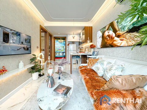 ขายคอนโด The Riviera Beverly Hills 1 ห้องนอน 38 ตร.ม. วิวสระว่ายน้ำ ชื่อต่างชาติ ห้องหายาก