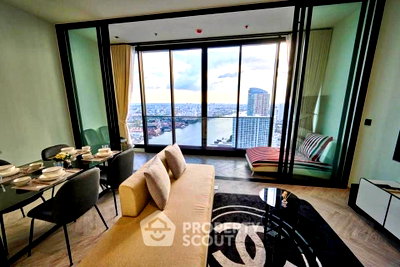 Condos for sale : 42nd-Floor 2-BR Condo At Chapter Charoennakhorn - Riverside Near BTS Krung Thon Buri (ID 2384172)