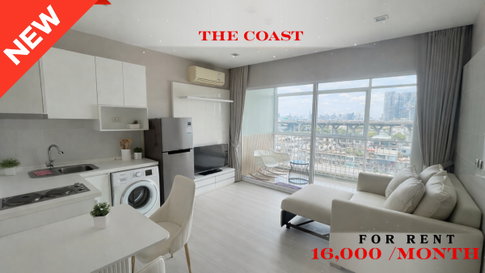 🍀🍀 Fully furnished💝 ให้เช่า📌 เดอะ โคสต์ (Line: @rent2022) BTS บางนา ห้องสวย พร้อมเข้าอยู่ ราคาดี!!🔖A10873