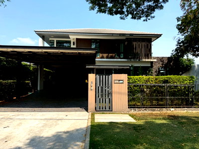 ขายบ้านเดี่ยว : บ้านเดี่ยว  2 ชั้น มัณฑนา กัลปพฤกษ์-วงแหวน Mantana Kalapapruk – Wongwaen แปลงมุม 