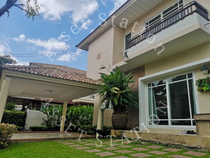 รูปภาพ 🏠 Detached house for rent, Supalai Suan Luang (main road frontage). Luxurious, fully furnished show house – ready to move in!