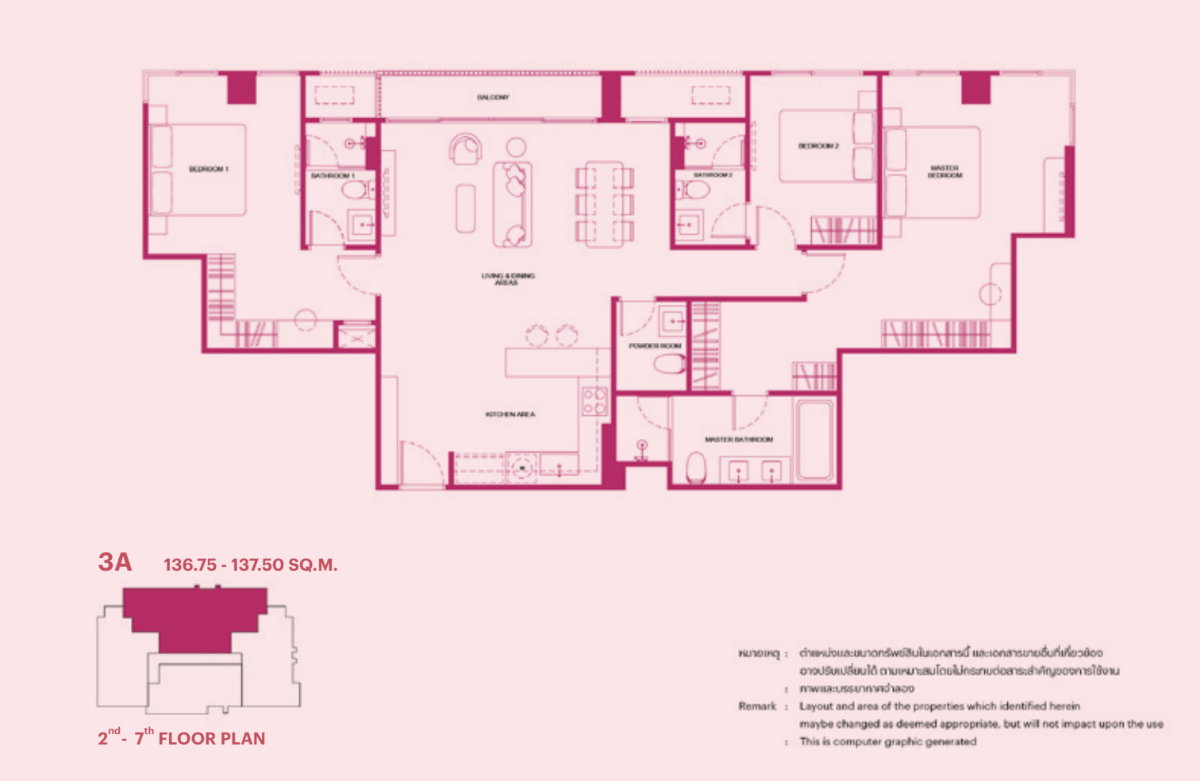 รูป 📍𝐅𝐨𝐫 𝐑𝐞𝐧𝐭! 𝐏𝐘𝐍𝐍 𝐒𝐨𝐨𝐧𝐯𝐢𝐣𝐚𝐢 คอนโดเลี้ยงสัตว์ได้ Penthouse 𝟑 ห้องนอน 𝟒 ห้องน้ำ 𝟏𝟑𝟕 ตรม ชั้น 𝟐 📍 𝟏𝟐𝟎,𝟎𝟎𝟎 บาท/เดือน📍 - รูปที่ 27/27