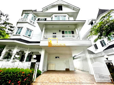 เช่าบ้านเดี่ยว ถนนสุขุมวิท : Fantasia Villa 4 | Elegant 4 Bed House For Rent in Bang Na Compound - BR27892SH