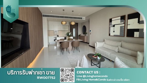 Condo for Rent: Q1 Nana Station  2-bedroom unit with fully furnished furniture and electrical appliances, ready to move in. Bts Nana -RW007752
