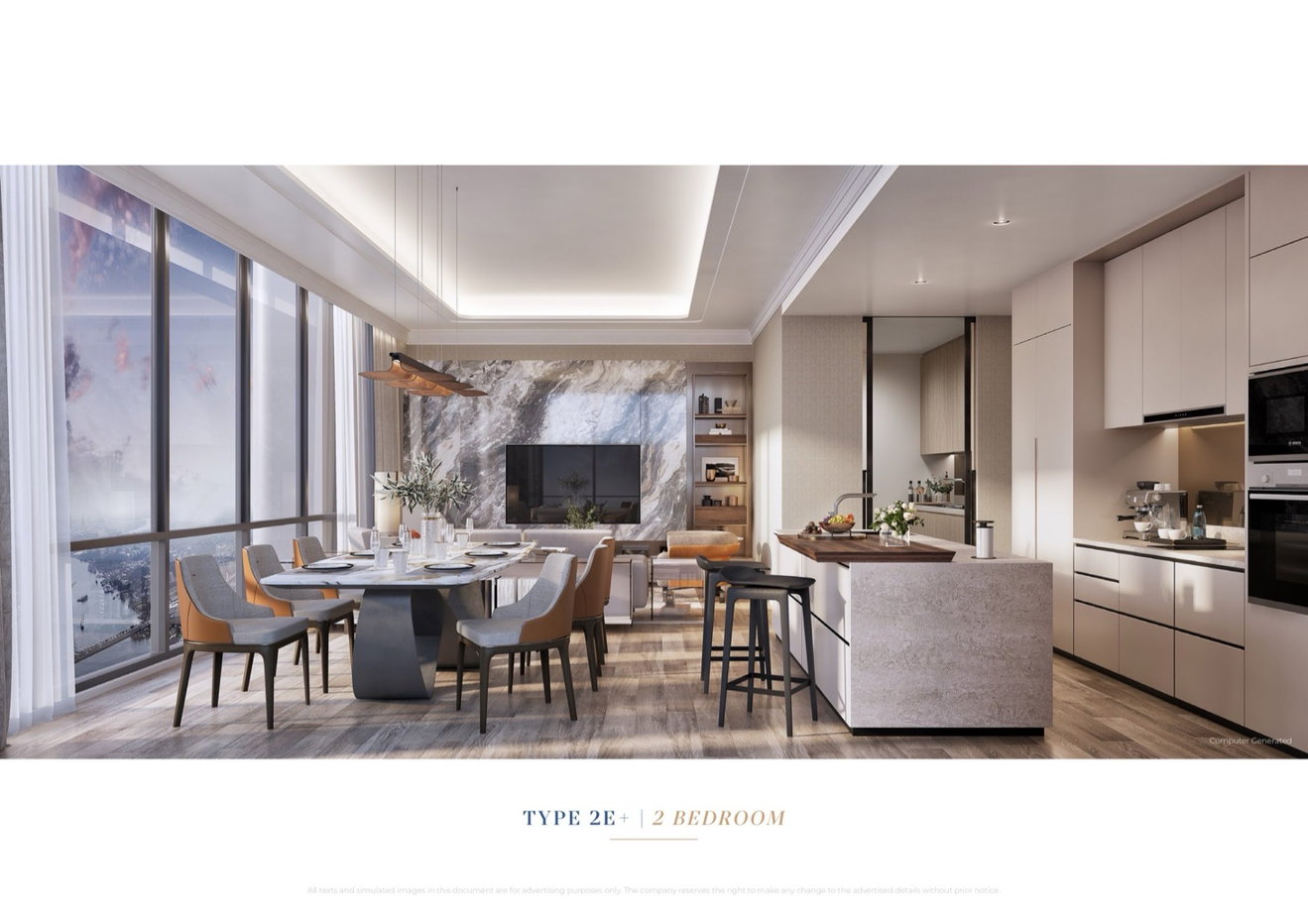 รูป KingsQuare Residence 2 bedrooms, for sale - รูปที่ 1/27