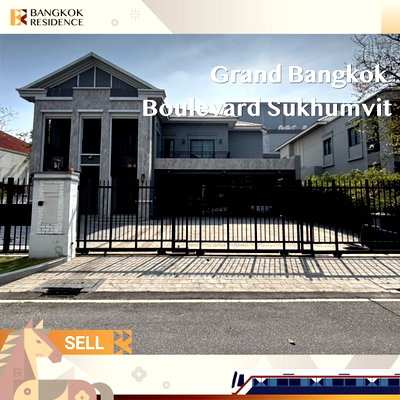 บ้านเดี่ยว เมืองสมุทรปราการ สมุทรปราการ : 🏛 บ้านหรูสไตล์ English Craftsman ดีไซน์คลาสสิก หรูหราอย่างมีระดับ - Grand Bangkok Boulevard Sukhumvit