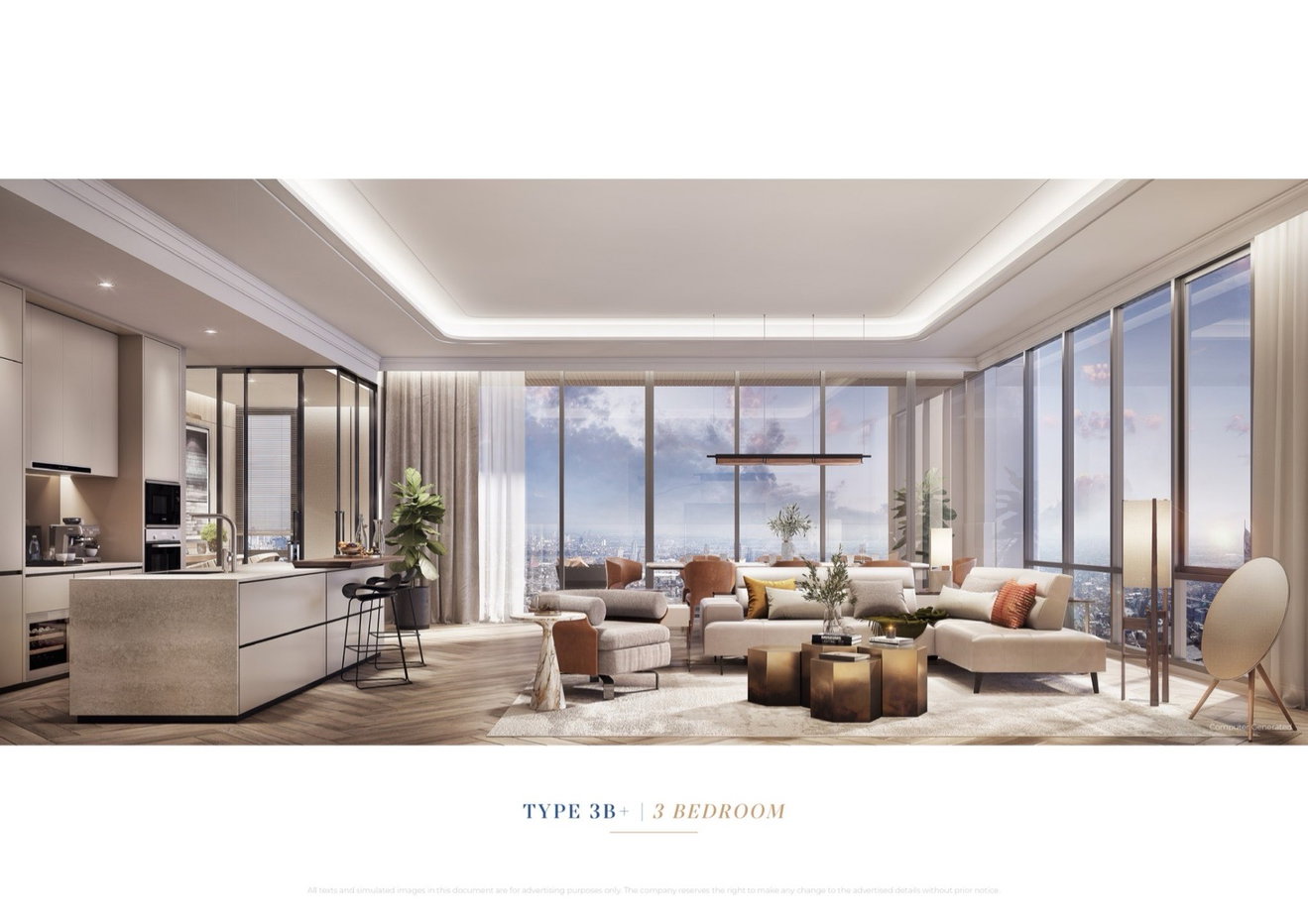 รูป KingsQuare Residence 3 bedrooms, for sale - รูปที่ 21/47