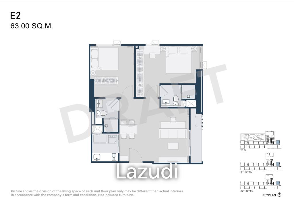 รูป ขายคอนโดใหม่ใจกลางบางนา Life Udomsuk พร้อมห้องวิวสวย - รูปที่ 1/13