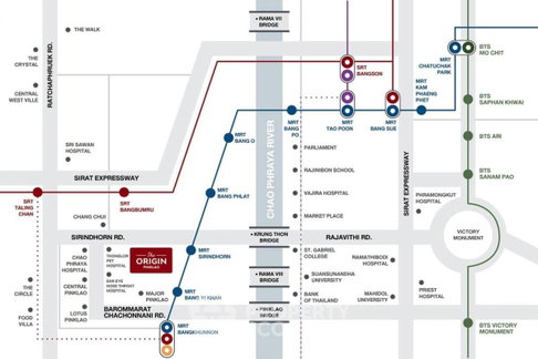 คอนโด 1 ห้องนอน ขาย The Origin Pinklao บางบำหรุ (49 ตร.ม.) (ID 1914319)
