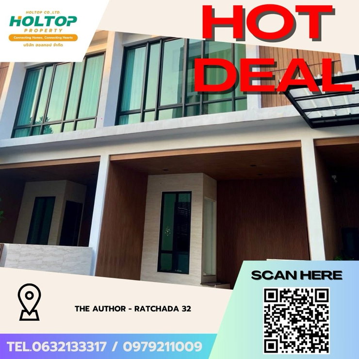 Home office for rent : #Z5029💥 170369 🔥House for Rent: The Author - Ratchada 32 (Previous code S5269)