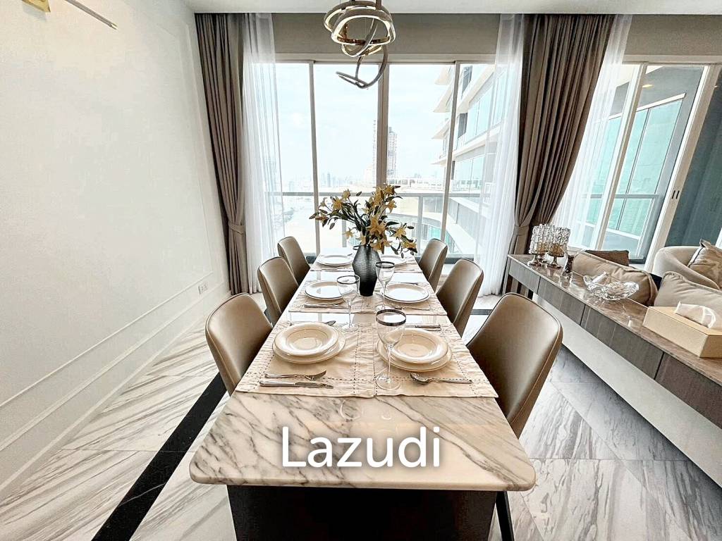 รูป Luxurious 3-Bed Condo at Menam Residences, Bangkok - รูปที่ 4/16