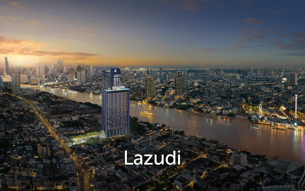 รูป คอนโดใหม่ 2 ห้องนอน 59.75 ตร.ม. ริมน้ำย่านคลองสาน ใกล้เมือง - รูปที่ 15/16