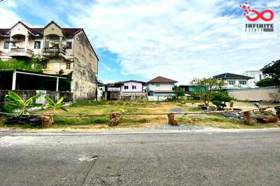 ที่ดิน นวมินทร์ 69 : ขายที่ดินถมแล้ว 90ตร.วา ถนนนวมินทร์  ซอยนวมินทร์ 59 บึงกุ่ม หน้ากว้างสวย