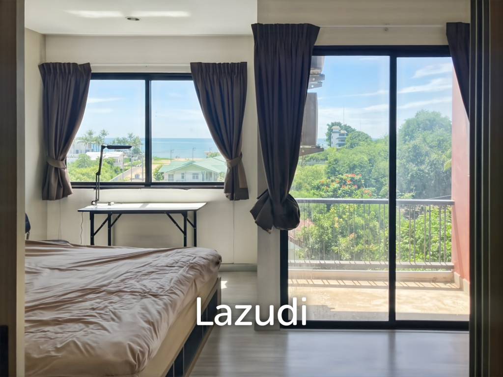 รูป คอนโด 1 ห้องนอน 47.78 ตร.ม. ชั้น 4 วิวทะเลใกล้ตัวเมืองหัวหิน - รูปที่ 9/15