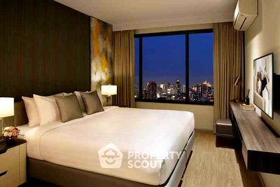 คอนโดให้เช่า : คอนโด 1 ห้องนอน ที่ Somerset Rama 9 กรุงเทพฯ ใกล้ MRT พระราม 9 400 ม. (ID 512100)